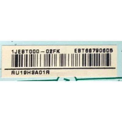 MAIN PARA TV LG 4K·UHD·HDR ((SMART TV)) / NUMERO DE PARTE EBT66790605 / EAX69487906(1.0) / EAX69487906 / 66790605 / PANEL NC750TQG-VCKH1 / MODELO 75UP8070PUR / 75UP8070PUR.BUSCLKR - Imagen 3